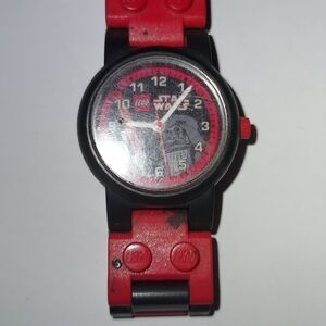Lego Star Wars Red and Black Kids Watch